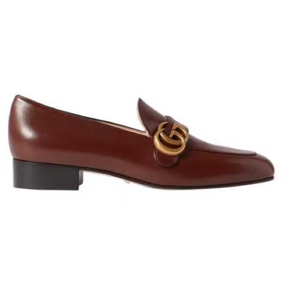 New Gucci GG marmont leather flats loafers